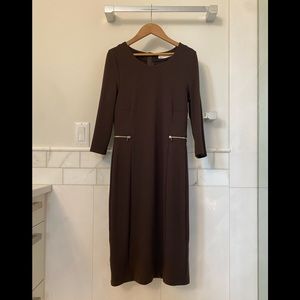 New with tags Oui Brown dress Size 4